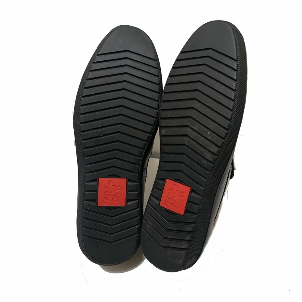 9 / Bugatchi men’s Black Leather Loafers